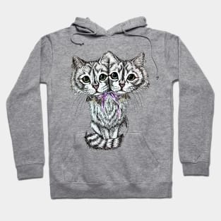 Janus, the two-headed kitty Hoodie